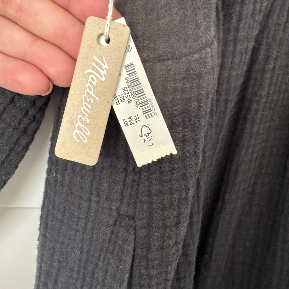 Madewell | Lightspun V-Neck Midi Dress - Picture 7 of 7